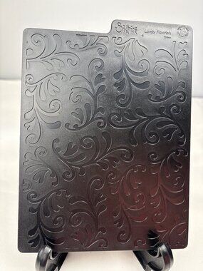 Sizzix Embossing Plate Lovely Flourish & Be Mine 5x7" Decorative Crafting Tools